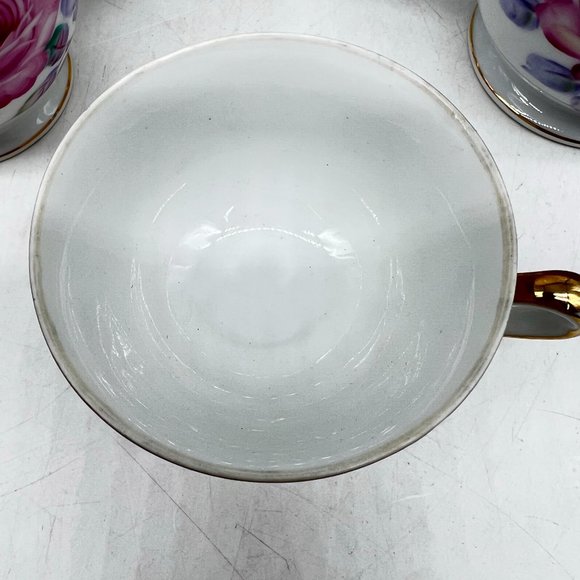 21 Pc Occupied Japan Tea Set Made 45-52 By Corona Large Floral Vintage Hand Pain - Picture 7 of 16